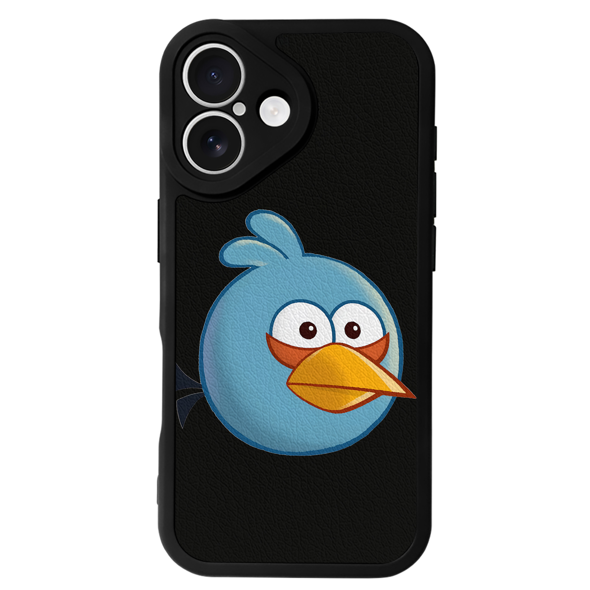 （画像用） Angry Birds アングリーバード 【iPhone 16シリーズ対応】シリコンスマホケース（レザー調） 材質：シリコン